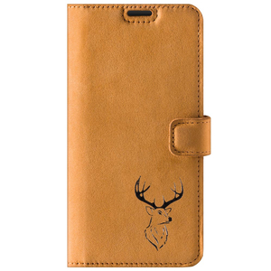 Wallet case - Nubuck Camel - Deer
